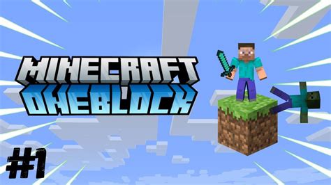 Welcome To Oneblock World I Minecraft Oneblock Gameplay Youtube