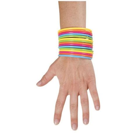 Lot De 15 Bracelets Fluos Multicolores PTIT CLOWN Accessoire