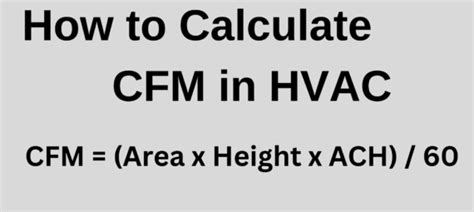 The 5-Step Formula To Unlock Your Hvac's Maximum Potential: Mastering Cfm Calculations