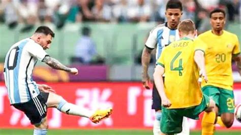 Lionel Messi Sukses Buat Australia Kewalahan Timnas Indonesia Untung