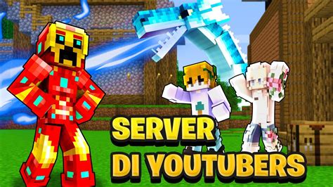 Mi Sono Infiltrato Nel Server Minecraft Degli Youtubers Youtube