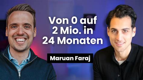 Von Auf Mio Jahresumsatz In Unter Monaten Interview Maruan