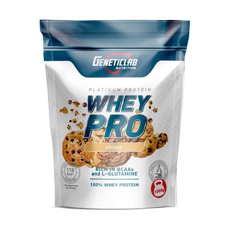 Протеин сывороточный Geneticlab Nutrition "Whey Pro Cookie", печенье, 1 ...