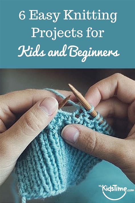 6 easy knitting projects for kids and beginners – Artofit