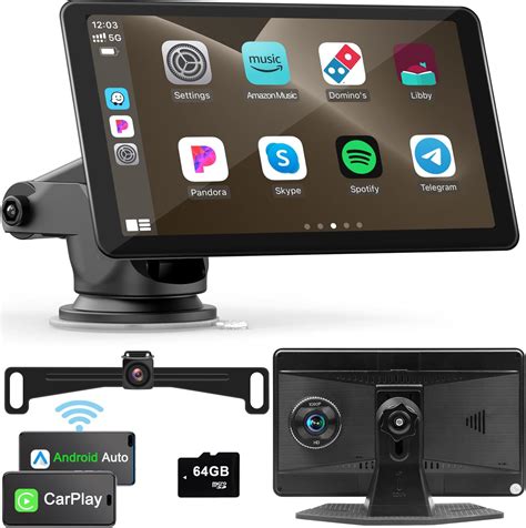 Amazon Wireless Carplay Touchscreen With K Dash Cam Portable