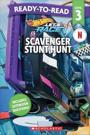 Hot Wheels Scavenger Stunt Hunt Ready To Read Level 3 Mattel