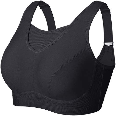 Syrokan Women S Wire Free No Padding Full Support Plus Size Sports Bra