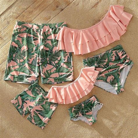 Mutter Tochter Bikini Badeanz Ge Kleider Fruugo De