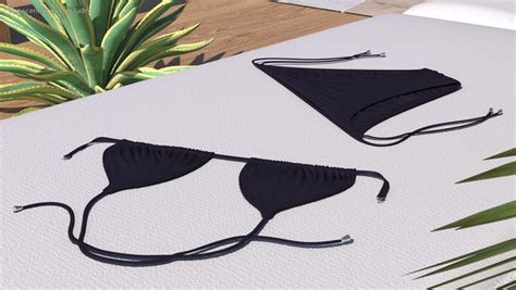 Modelo 3d Bikini Set Two Piece TurboSquid 2070793