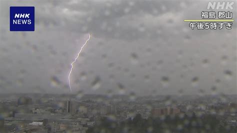 北海道・東北など非常に激しい雨おそれ 24日にかけ大気不安定 Nhk