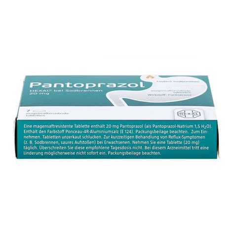 Pantoprazol HEXAL Bei Sodbrennen 20mg 7 Stk