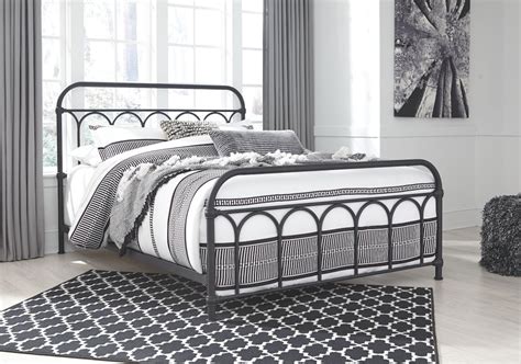 Signature Design By Ashley Bedroom Nashburg Queen Metal Bed B280 681 Indiana Furniture And