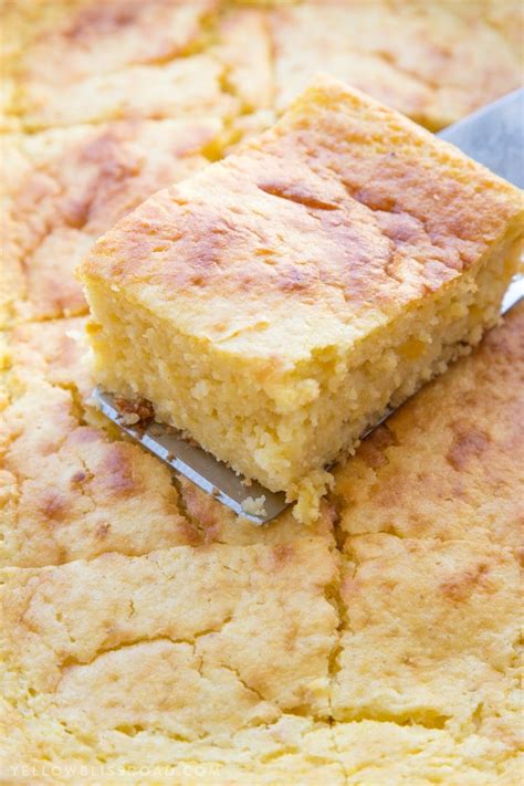 Sour Cream Cornbread Recipe Lil Luna