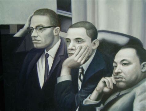 Malcolm X, Obama and Martin Luther King Jr – Moreau Art
