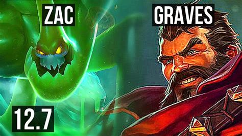 Zac Vs Graves Jng 1205 Rank 2 Zac 22m Mastery Legendary Euw