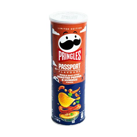 Buy Pringles Passport Red Pepper And Hummus 165g Online In Jordan