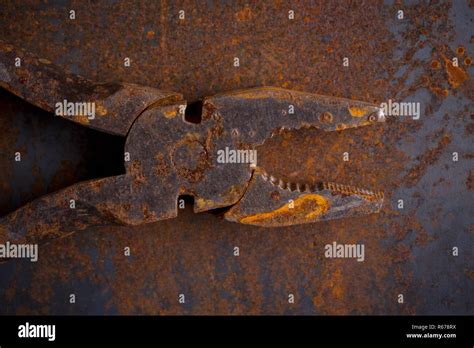 Old Rusty Tools Stock Photo Alamy