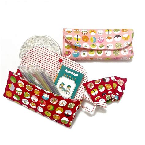 Kawaii Japanese Sushi Makeup Pouch With Drawstring Pouch Tool Etsy