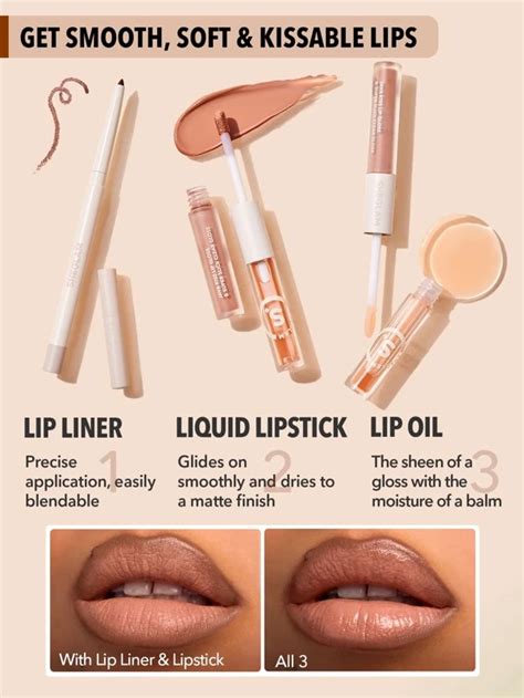 Sheglam Soft S Glam Lip Liner And Lip Duo Set Pouty Nude Lip Set Her Shop Eg