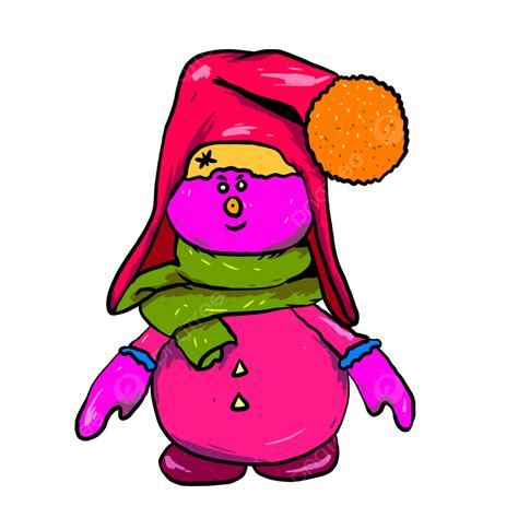 Gran Mu Eco De Nieve Rosa Png Mu Eca Lindo Navidad Png Y Psd Para