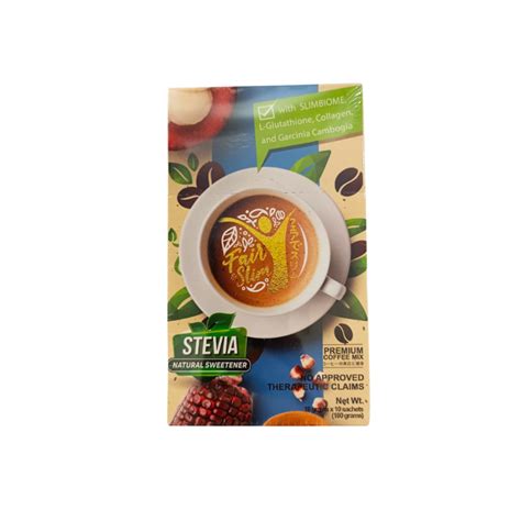 Stevia Natural Sweetener Coffee Mix 180g 10x18g