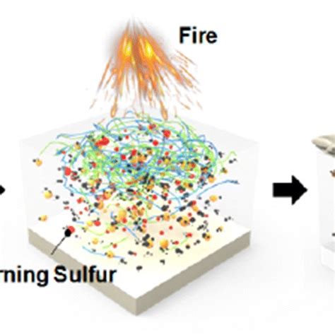 Schematic Illustrations Of The Flame Retardant Mechanism Of Pla Fgo Hq