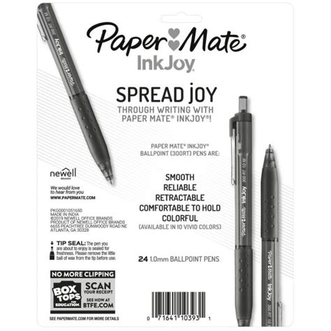 Paper Mate Inkjoy 300 Rt Ballpoint Pen Refillable Retractable Medium