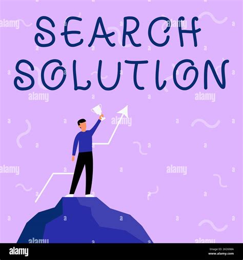 Text showing inspiration Search Solution. Concept meaning finding the ...