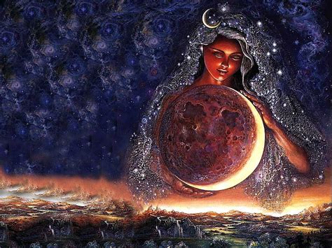 Triple Moon Goddess Wallpaper