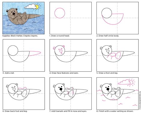 4 Steps To Mastering The Adorable Art Of Drawing Sea Otters