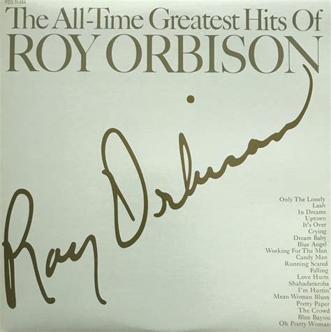 Roy Orbison The All Time Greatest Hits Of Roy Orbison Gatefold