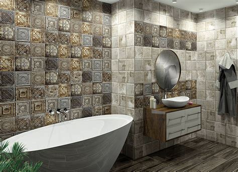 Керамическая плитка Mainzu Tin-Tile Rusty Cream настенная 20х20 см ...