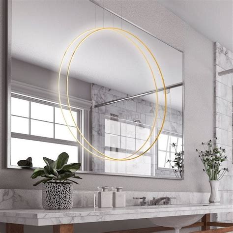 Mirror Gold IP44 złota lampa wisząca LED do oświetlenia lustra Light