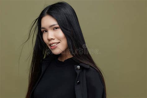 Woman Fashion Beauty Glamour Hair Asian Japanese Portrait Stock Photo Image Of Salon Brunette