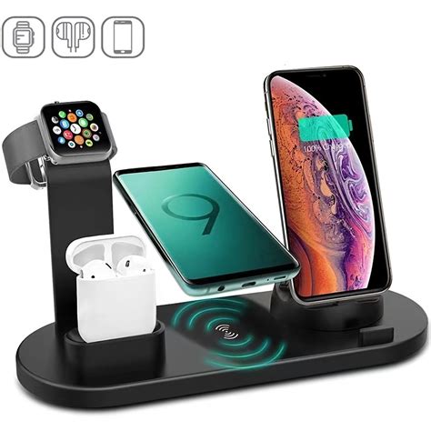 In Wireless Charger Station Type C Fast Charging Stand For Iphone