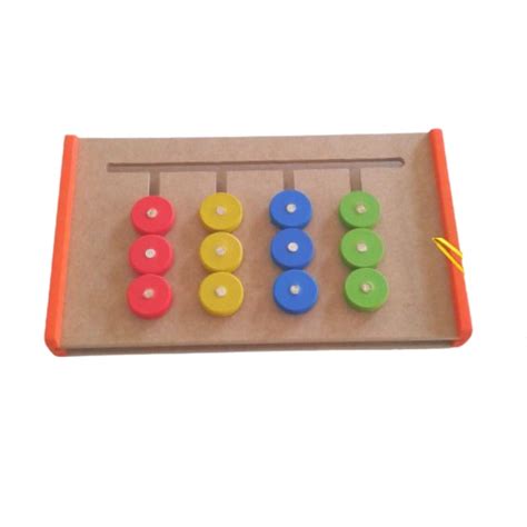 Jogo Sequ Ncia De Cores Brinquedo Educativo Pedag Gico Shopee Brasil