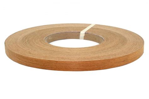 Teak 50 Roll Preglued Wood Veneer Edge Banding Iron On With Hot Melt Etsy