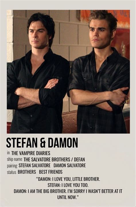 stefan & damon | Vampire diaries movie, Vampire diaries poster, Vampire ...