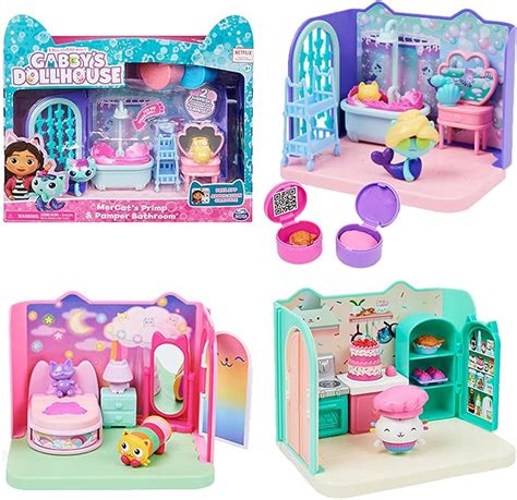 Gabbys Dollhouse Deluxe Raum Zimmer Mit Katzenfigur Zubeh Rteilen