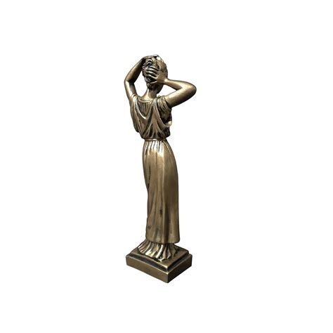 Art Collectibles Tanagra Statue Ancient Greek Naked Woman Marble Home Decor Figurines Etna Pe