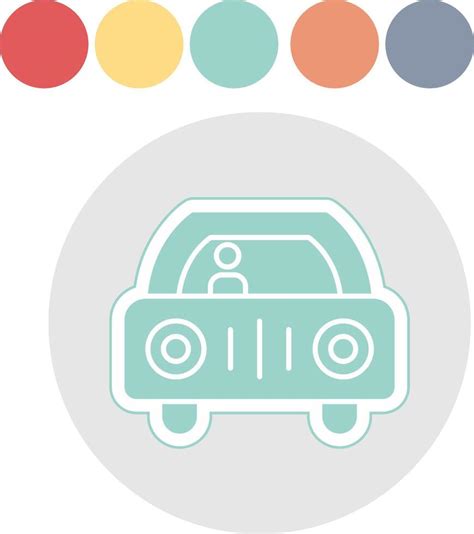 Car Glyph Multicolor Sticker Icon 38137604 Vector Art At Vecteezy