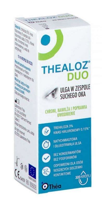 Thealoz Duo Krople Do Oczu Wyr B Medyczny Zesp Suchego Oka