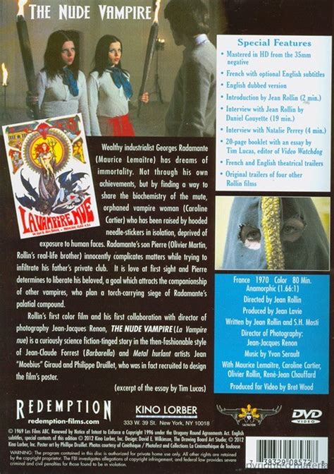 Nude Vampire The Dvd Dvd Empire