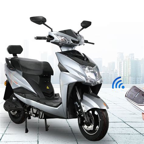 Electric Scooter 60V 1200W With Lead Acid Battery Adult Motorcycle