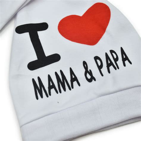 کلاه نوزادی طرح Love mama & papa – فروشگاه لباس نوزاد و کودک اوما