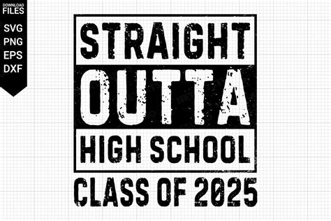 Straight Outta High School Svg Graphic By Netartstudio · Creative Fabrica