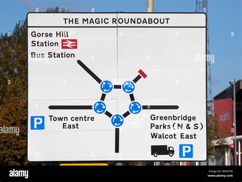 The Magic Roundabout Swindon Stock Photo - Alamy