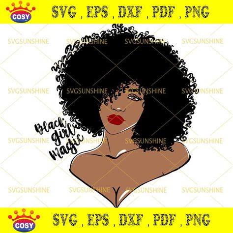 Black Woman Svg Bundle Afro Woman Svg African American Woman Svg