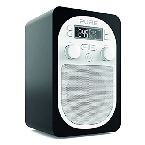 Pure Evoke D1 Black Compact Portable DAB Digital Radio With FM