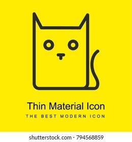 Pussy Cat Cartoon Outline Variant Bright Vector De Stock Libre De Regal As